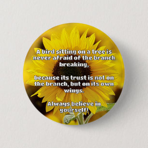 Chapa Redonda De 5 Cm Cita de estímulo positivo de Empath Belig