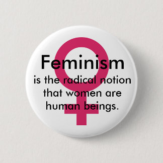 Chapa Redonda De 5 Cm Cita del feminismo