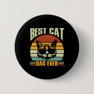 Chapa Redonda De 5 Cm Citas de abuelo   Mejor Papá Gato