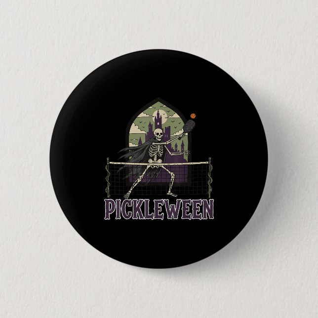Chapa Redonda De 5 Cm Ckleween Ckleball Halloween Disstume Gótico (Anverso)