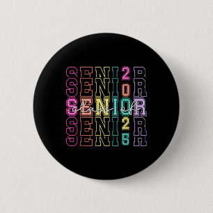 Chapa Redonda De 5 Cm Cl de 2025 Senior 2025 Graduación 2025 Vuelta al C