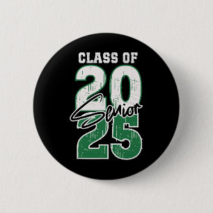 Chapa Redonda De 5 Cm Cl De 2025 Senior - Graduación 2025 Green