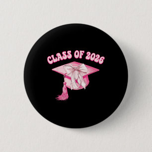Chapa Redonda De 5 Cm Cl de 2026 Rosa Coquette Gorra de lazo Senior 2026