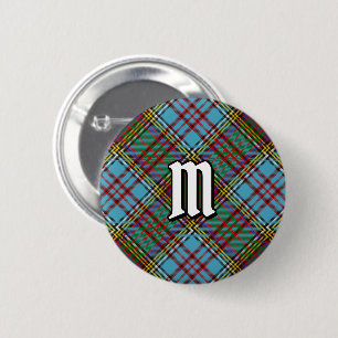 Chapa Redonda De 5 Cm Clan Anderson Tartan Button