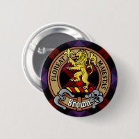 Clan Brown Escudo sobre Tartán