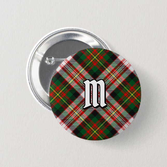 Chapa Redonda De 5 Cm Clan Carnegie Dress Tartan (Anverso y reverso)