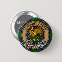 Clan Cockburn Escudo sobre Tartán