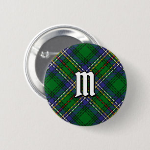Chapa Redonda De 5 Cm Clan Cockburn Tartan Button