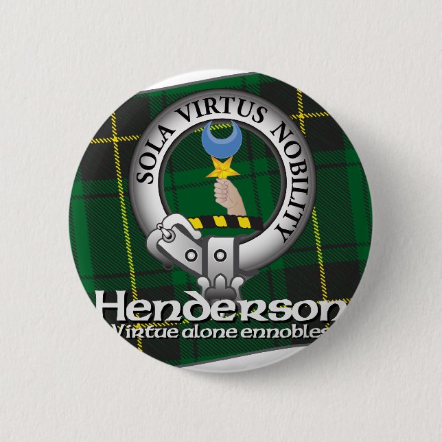 Chapa Redonda De 5 Cm Clan de Henderson (Anverso)