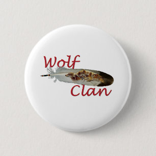 Chapa Redonda De 5 Cm Clan del lobo
