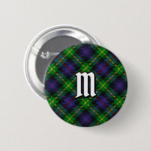 Chapa Redonda De 5 Cm Clan Farquharson Tartan Button