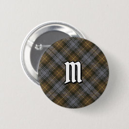 Chapa Redonda De 5 Cm Clan Gordon Weathered Tartan Button