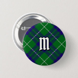 Chapa Redonda De 5 Cm Clan Hamilton Hunting Tartan Button