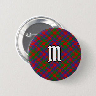 Chapa Redonda De 5 Cm Clan MacGowan Tartan