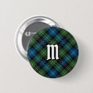 Chapa Redonda De 5 Cm Clan MacKenzie Tartan Button