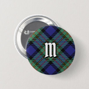 Chapa Redonda De 5 Cm Clan MacLaren Tartan