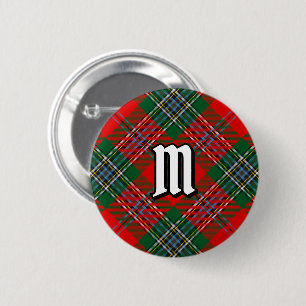 Chapa Redonda De 5 Cm Clan MacLean Tartan Button