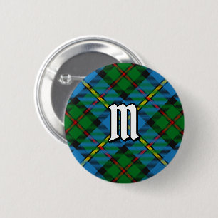 Chapa Redonda De 5 Cm Clan MacLeod Hunting Tartán