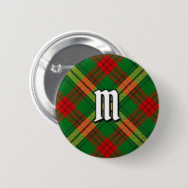 Chapa Redonda De 5 Cm Clan MacMillan Tartan (Anverso y reverso)