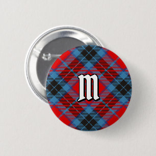 Chapa Redonda De 5 Cm Clan MacTavish Tartan
