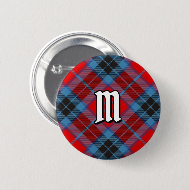 Chapa Redonda De 5 Cm Clan MacTavish Tartan (Anverso y reverso)