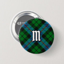 Chapa Redonda De 5 Cm Clan Morrison Hunting Tartan Button