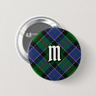 Chapa Redonda De 5 Cm Clan Paterson Tartan