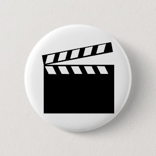 Chapa Redonda De 5 Cm Clapper de película