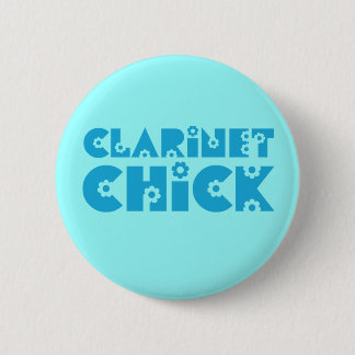 Chapa Redonda De 5 Cm Clarinet Chick