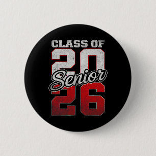 Chapa Redonda De 5 Cm Clase alta de graduación de 2026 De vuelta a la es