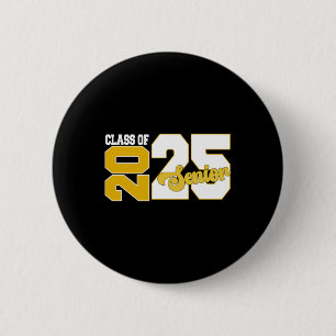 Chapa Redonda De 5 Cm Clase de 2025 Senior 2025 Graduación 2025 Regreso