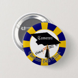 Chapa Redonda De 5 Cm Clase de Diploma de Graduación 2027
