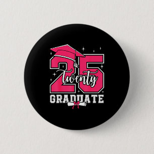 Chapa Redonda De 5 Cm clase de graduados 2025 de 2025 escuela secundaria