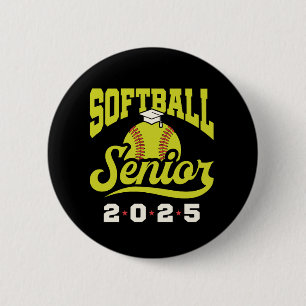 Chapa Redonda De 5 Cm Clase Senior de Softball de 2025