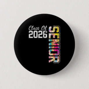 Chapa Redonda De 5 Cm Clase superior de graduados de secundaria de 2026