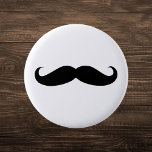 Chapa Redonda De 5 Cm Clásico bigote negro<br><div class="desc">Abran un toque de encanto caprichoso con este Clásico botón de bigote negro. Perfecto para añadir un acento lúdico a sus trajes, bolsos o gorras, este botón muestra un diseño simple pero icónico de bigote negro. Tanto si eres un fanático de los bigotes, si asistes a un fiesta temático, o...</div>