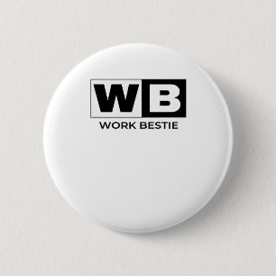 Chapa Redonda De 5 Cm Clásico de Bestie de Trabajo