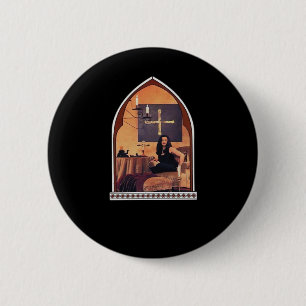 Chapa Redonda De 5 Cm Clásico de la Ventana Catedral Whimsigothic