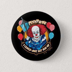 Chapa Redonda De 5 Cm Clásico De Pennywise - Podría Comerte.