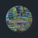 Chapa Redonda De 5 Cm Claude Monet Water Lily Pond<br><div class="desc">Water Lily Pond pintado por Claude Monet en 1899.</div>