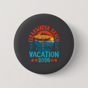 Chapa Redonda De 5 Cm Clearwater Beach Florida 2026 Vacaciones Familiare