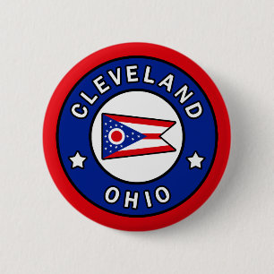 Chapa Redonda De 5 Cm Cleveland Ohio
