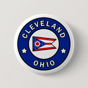 Chapa Redonda De 5 Cm Cleveland Ohio
