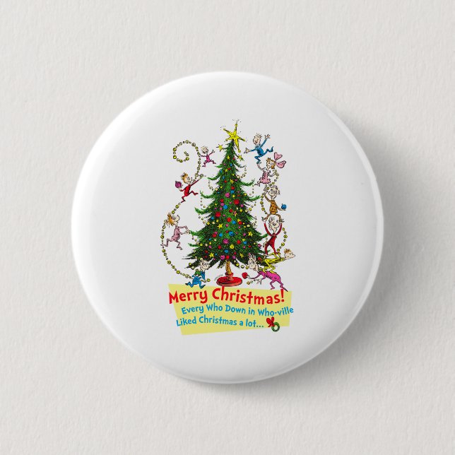 Chapa Redonda De 5 Cm Clic Feliz Navidad  (Anverso)