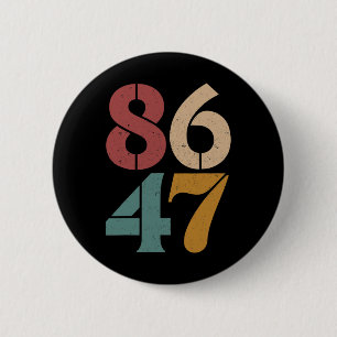 Chapa Redonda De 5 Cm Clic Vintage 80 Estilo 86 47 Anti Trump