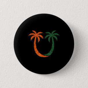 Chapa Redonda De 5 Cm Clic Vintage Años 90 Palmeras de Miami Um