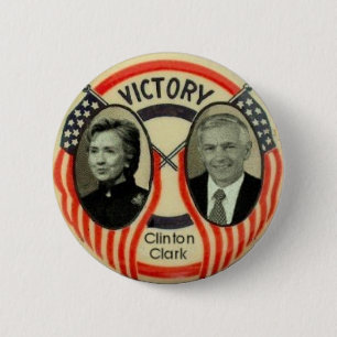 Chapa Redonda De 5 Cm Clinton y Clark