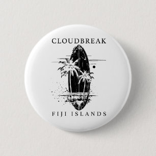 Chapa Redonda De 5 Cm Cloudbreak Islas Fiji Surf Vintage Surfing Surfe