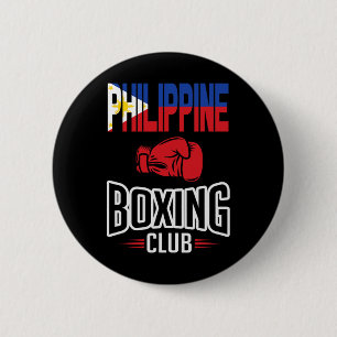 Chapa Redonda De 5 Cm Club de boxeo Filipino Pinoy
