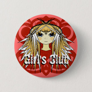 Chapa Redonda De 5 Cm Club de Chicas Anime Ultra Cuidado o Noche de Chic